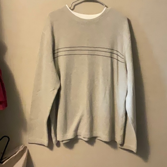 Faded Glory Gray Crewneck Sweater - Picture 1 of 5